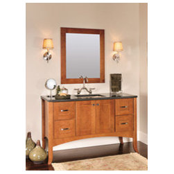Covington Furniture Suite featuring Hanover Cherry Light - Bathroom Vanities And Sink Consoles