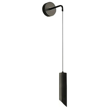 Luxury Creative LED Wall Light for Bedroom, Kitchen, Dining Room, Black, Cool Light