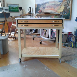 Rolling Painter's Cart - Utility Carts