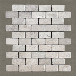 SUTRA - Ivory | 12" x 12" | Marble Mosaic - Mosaic Tile