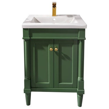 24" Vogue Green Sink Vanity