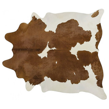 Brazilian Brown and White Cowhide, Xxlarge