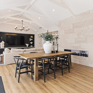 Sheer Curtains in an Open-Plan Dining Room – Better Built Homes Ashbourne