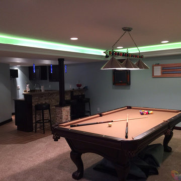 Man Cave Game Room LED Lighting