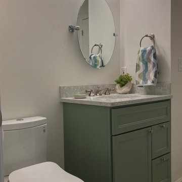 Rockport Residence, first floor guest bath