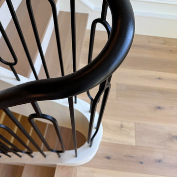 Project #134 | Straight Staircase with Elliptical Stringer