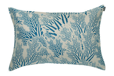 Marimekko Meriheina Cushion 60 x 40 cms Petrol Blue