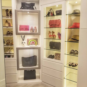 Shoe and handbag storage