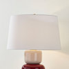 Zoe Feldman by Mitzi Batya Table Lamp Aged Brass/Ceramic Bordeaux Blush