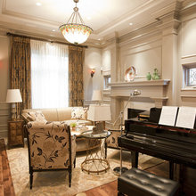 Piano in living room