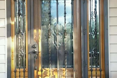 Wrought iron doors