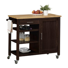 Calgary Cart With Wood top