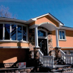 Hardcoat Stucco with Cultured Stone - Outdoor Products
