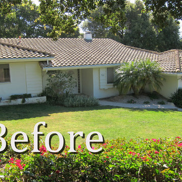 Santa Barbara California Spanish Before and After Photos