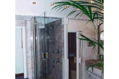 ambiente bagno-sauna-doccia-vasca-lavelli