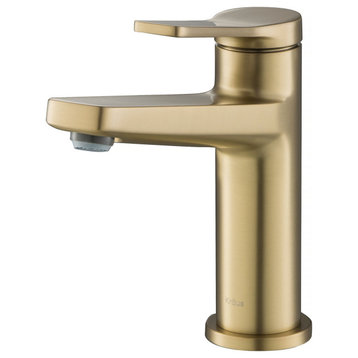 Kraus KBF-1401 Indy 1.2 GPM 1 Hole Bathroom Faucet - Brushed Gold