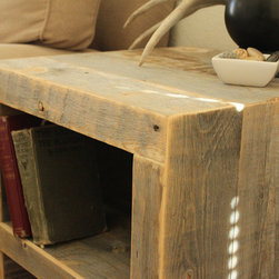 Reclaimed Wood Side Table, Night Stand, End Table - Side Tables And End Tables