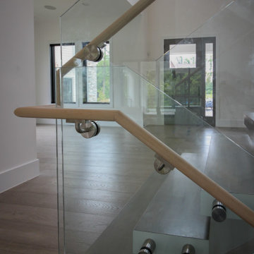 Project #80 | Mono-Beam Staircase with Glass Panels