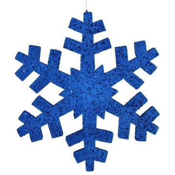 Snowflake Ornament , Blue, 18"
