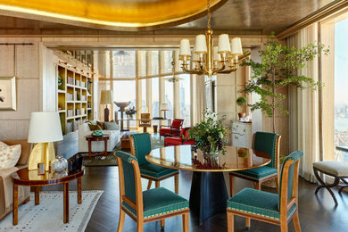 Dining room photo in New York