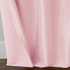 Aurora Woven Blackout Sheer Overlay Window Panel, Soft Pink, 52"x108"
