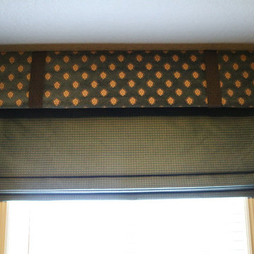 Roman Shade with Valance