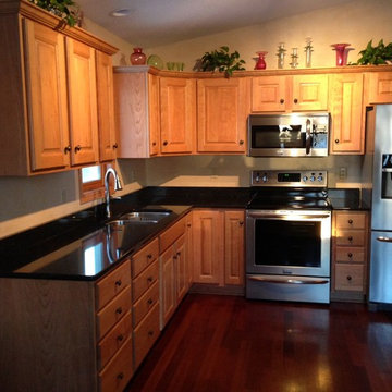 Kitchen Update with Cabinet Refacing done in Cherry
