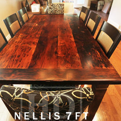 Reclaimed Wood Harvest Tables - Products