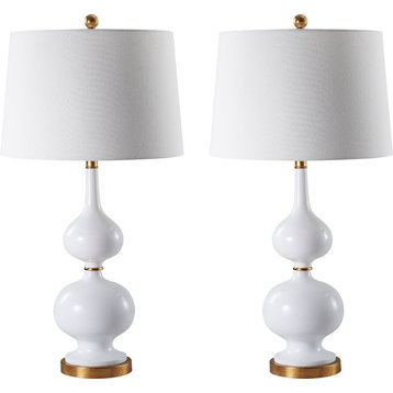 Myla Table Lamp (Set of 2) - White, Gold