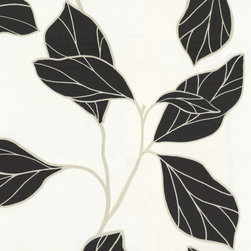 Take It or Leaf It : Black - Fabric