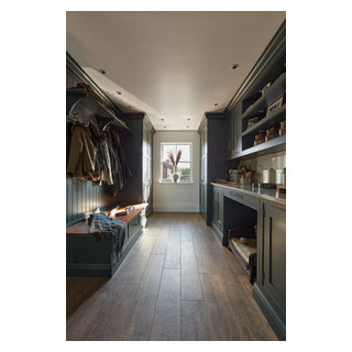 Dark Green Boot Room - Traditional - Laundry Room - Other - by Tom ...