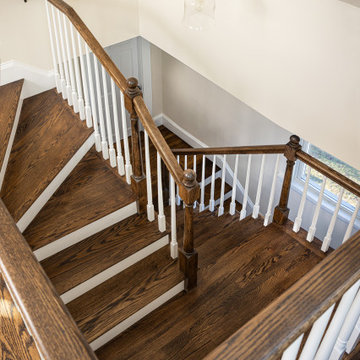 Staircase to reimagined attic
