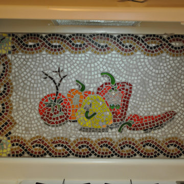 Kitchen Backsplash Mosaic Tile Insets