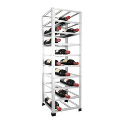 30 Bottle Metal Wine Rack (3 wide x 10 high) - Wine Racks