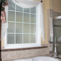 Arctic - Bath Window - Stained Glass Panels