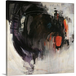 Contemporary Prints And Posters Gallery-Wrapped Canvas Entitled Closing In, 24"x24"