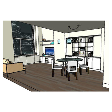 Upper East Side Loft Remodel: Concept Rendering