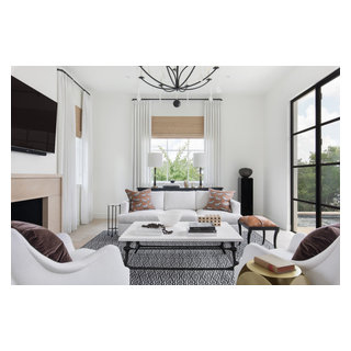 Amara Villas - Mediterranean - Living Room - Houston - by Heather Scott ...