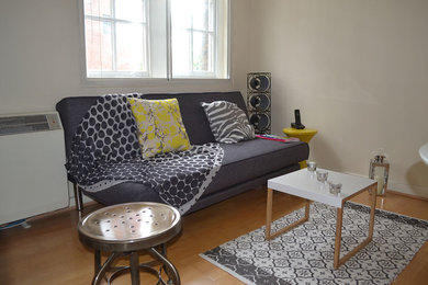 Danish living room photo in Paris