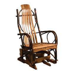 Glider w/ Oak Back Seat - Gliders