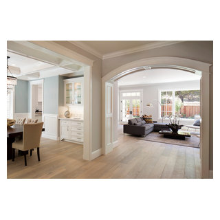 West Menlo Park Shingle - Transitional - Living Room - San Francisco ...