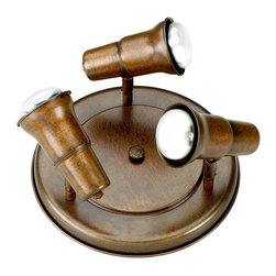 Lustrarte Lighting Spot 832 Triple Spotlight Ceiling Fixture - Flush-mount Ceiling Lighting