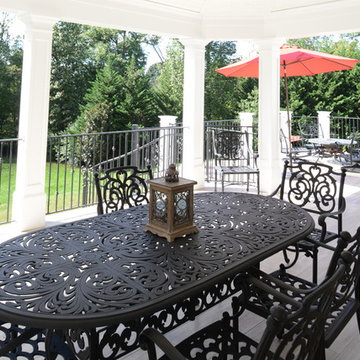 Exterior Remodel Turns Home Backyard into Gorgeous Retreat in Great Falls, Va