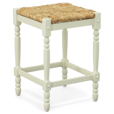 Thomasville Rta 24" Counter Stool, Antique White