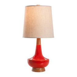 Alberta Table Lamp - Red - Table Lamps