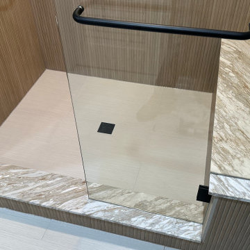 Failed Modern Tile Shower Floor Repair | Highland Park, IL