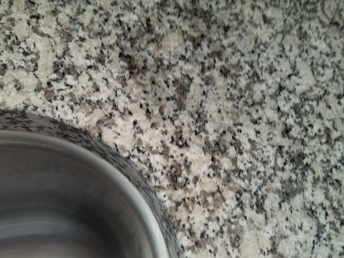 New Granite Stained By Water, How To Remove Hard Water Stains On Granite Countertops
