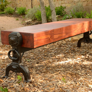 Andiron bench
