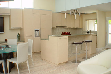 Example of a trendy kitchen design in Other