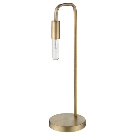 Perret 1-Light Aged Brass Table Lamp